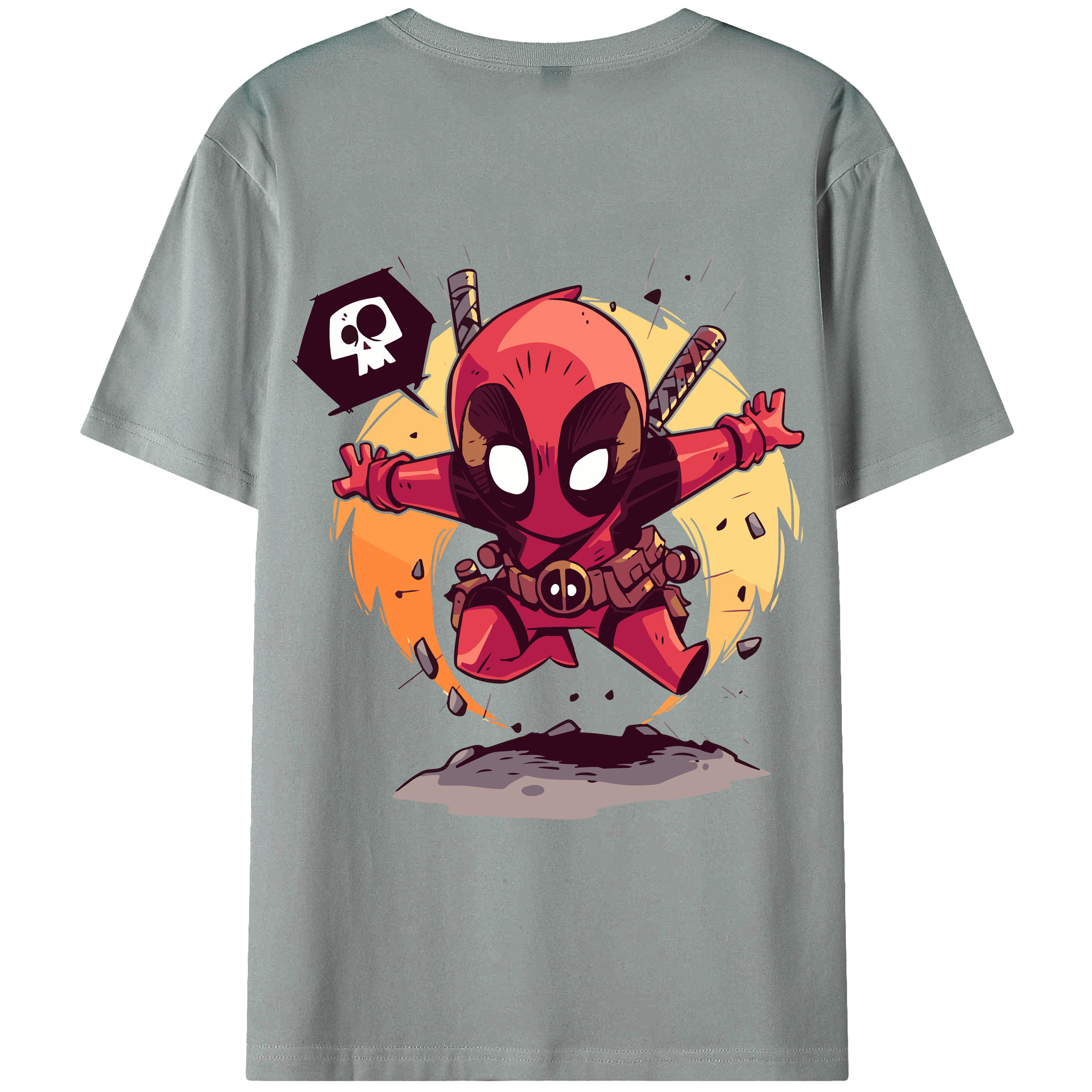 （画像用） アベンジャーズ The Avengers 綿100％ メンズ半袖Tシャツ（バックプリント） 通気性